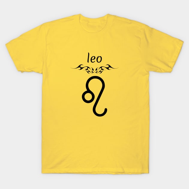 Leo zodiac sign T-Shirt by Iskapa